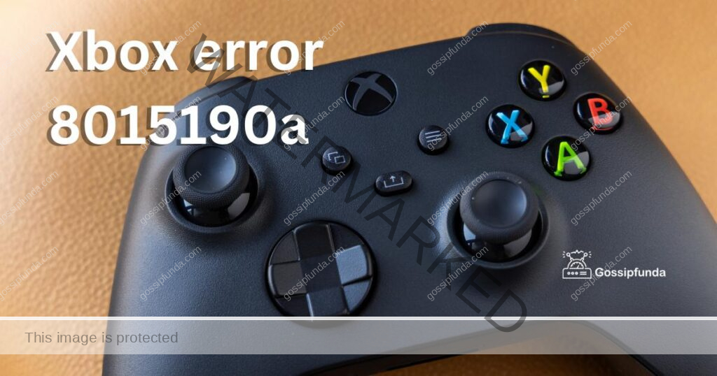 Xbox error 8015190a