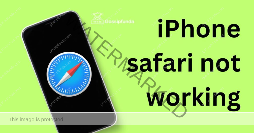 iPhone safari not working