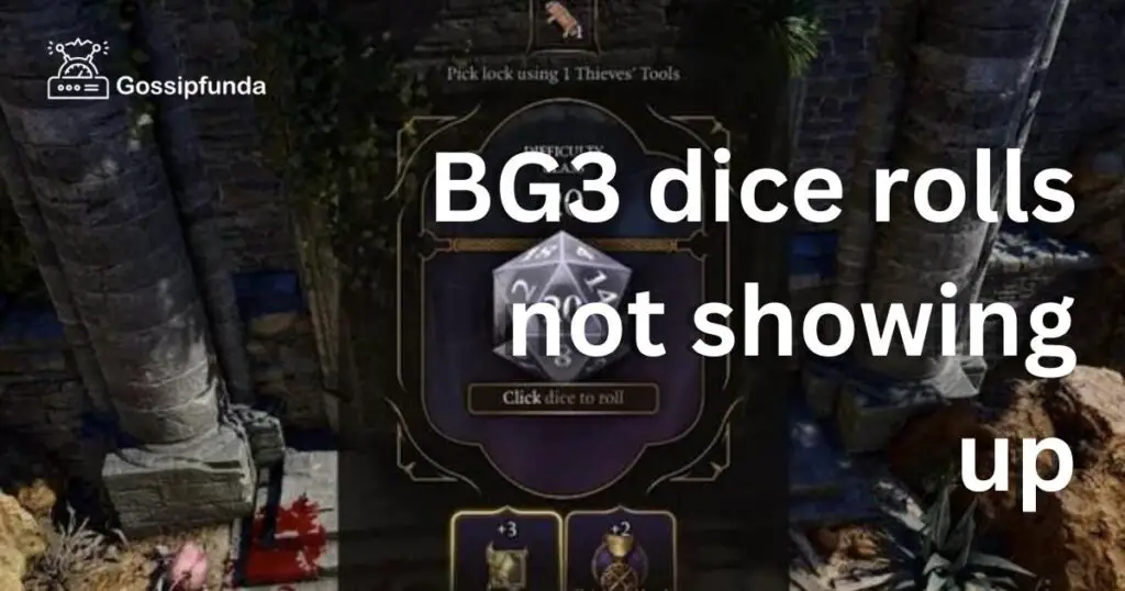 BG3 dice rolls not showing up