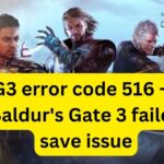 BG3 error code 516
