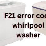 F21 error code whirlpool washer