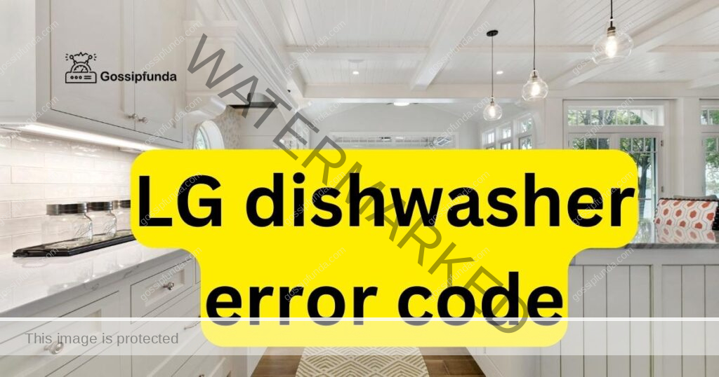 LG dishwasher error code