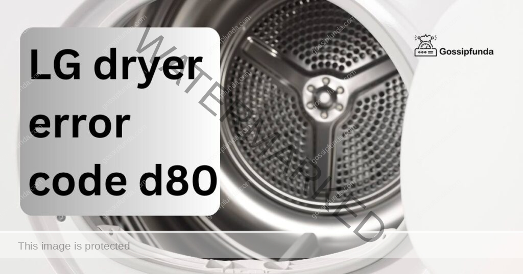 LG dryer error code d80