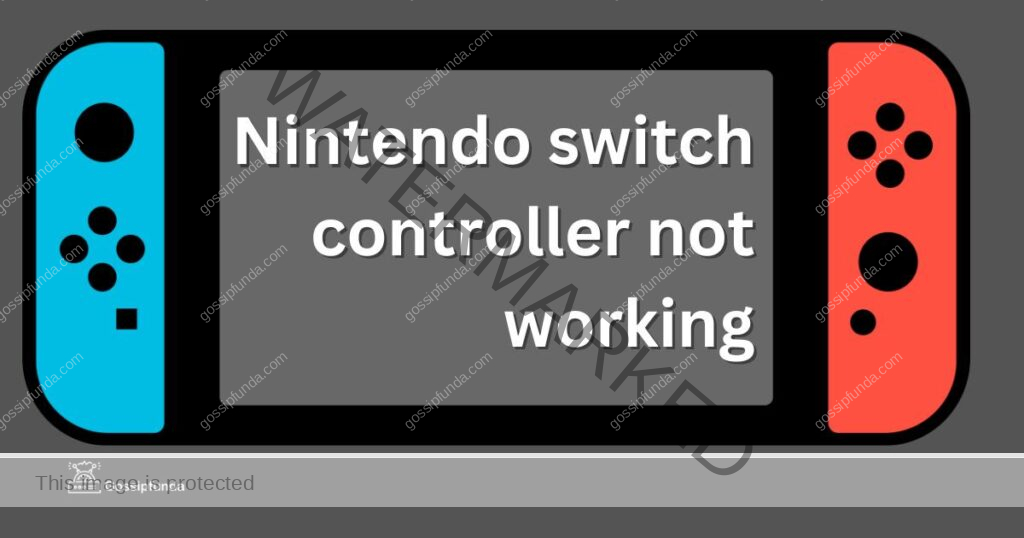 Nintendo switch controller not working