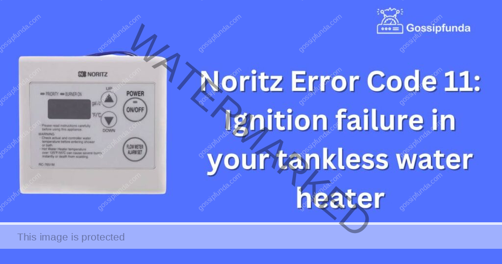 Noritz Error Code 11