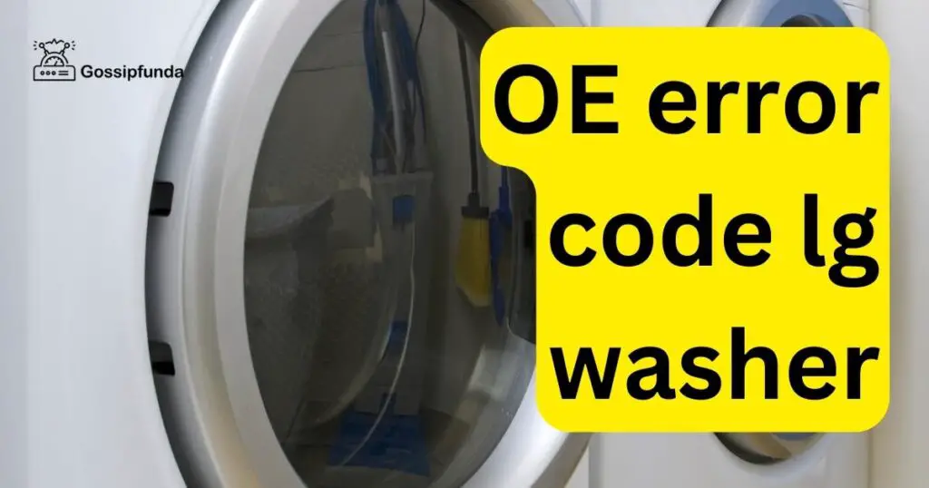 OE error code lg washer