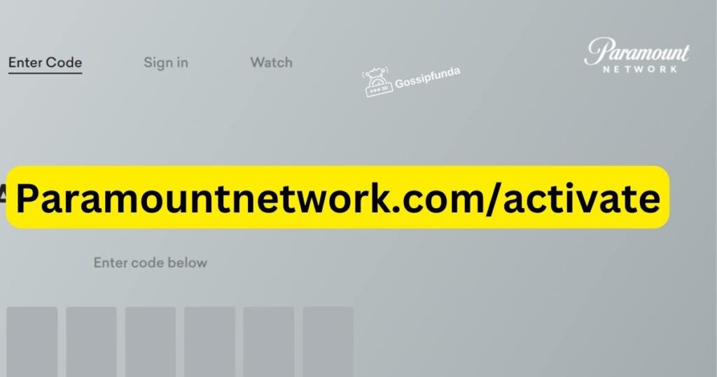 Paramountnetwork.com/activate