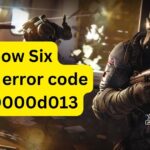 Rainbow Six Siege error code 2-0x0000d013