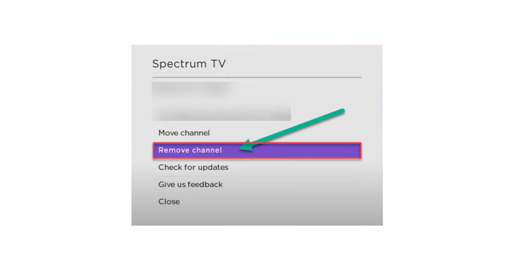 Remove the Spectrum App