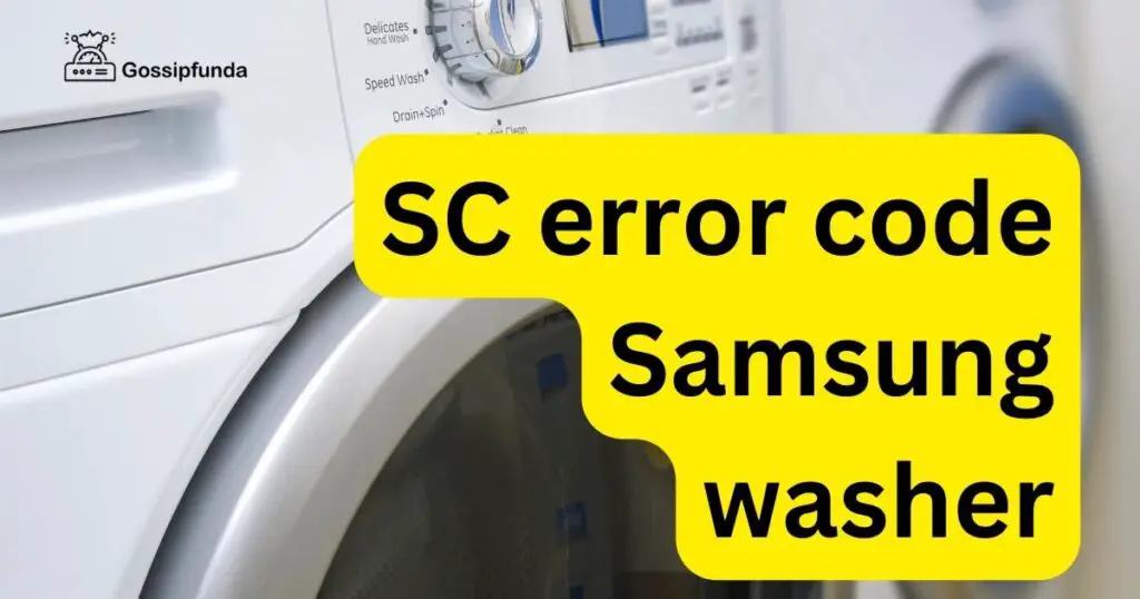 SC error code Samsung washer