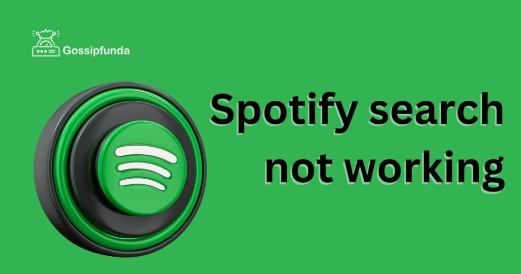 Spotify search not working