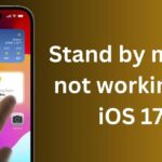 Stand by mode not working in iOS 17