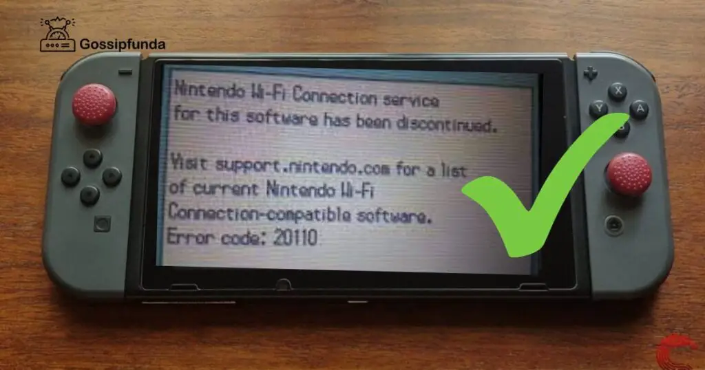 Support Nintendo com error code 20110