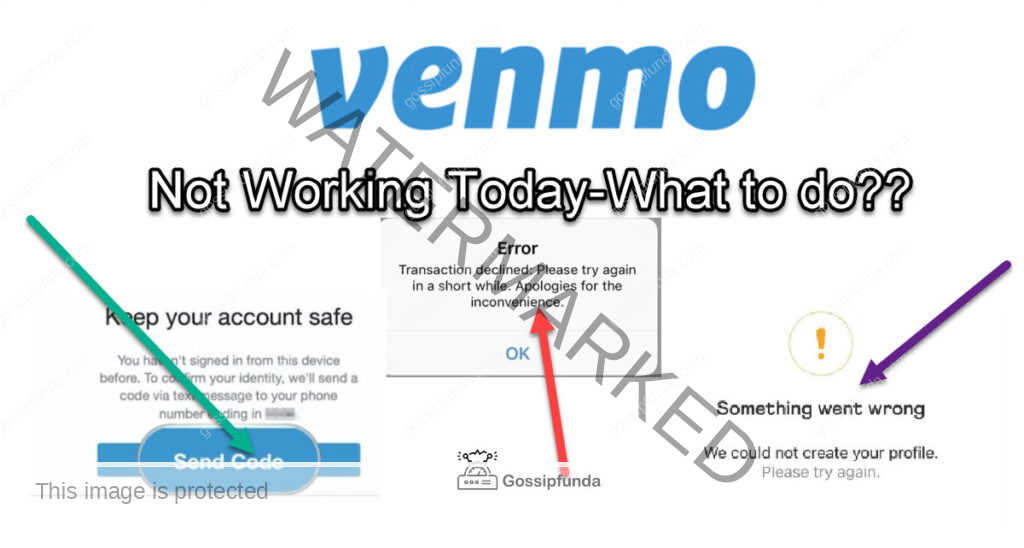 Venmo Error in Authenticating: Something went wrong it stopped working