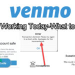 Venmo Error in Authenticating: Something went wrong it stopped working