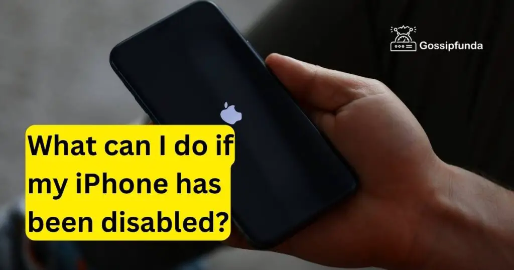 What can I do if my iPhone has been disabled