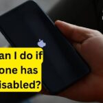 What can I do if my iPhone has been disabled