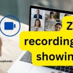 Zoom recording not showing up