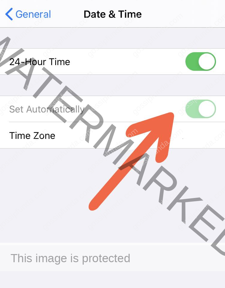 Correct Your Date and Time Settings