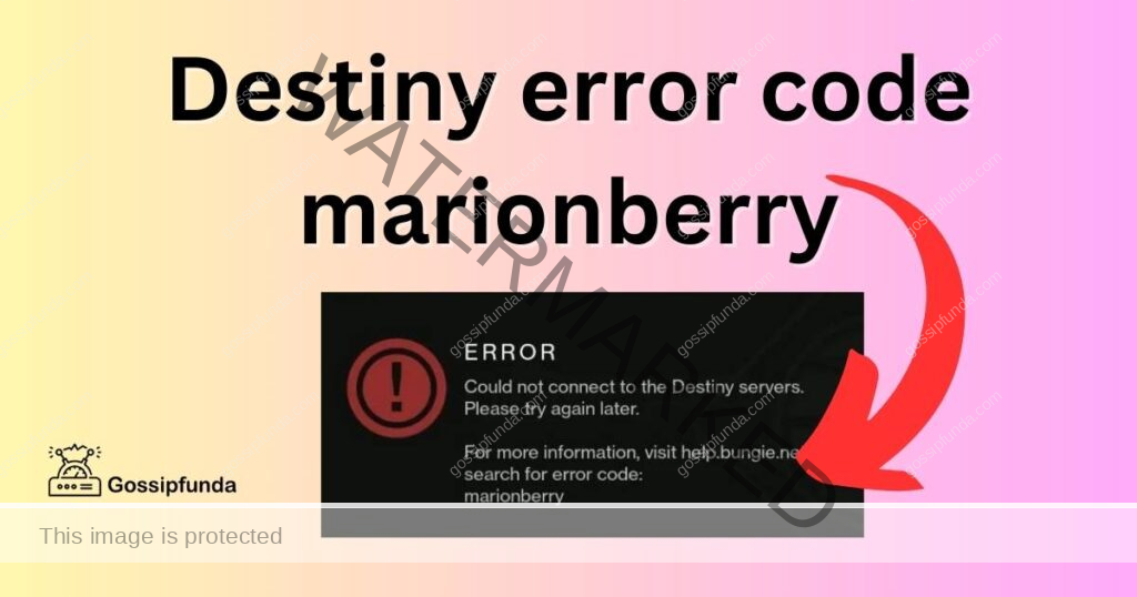 Destiny error code marionberry