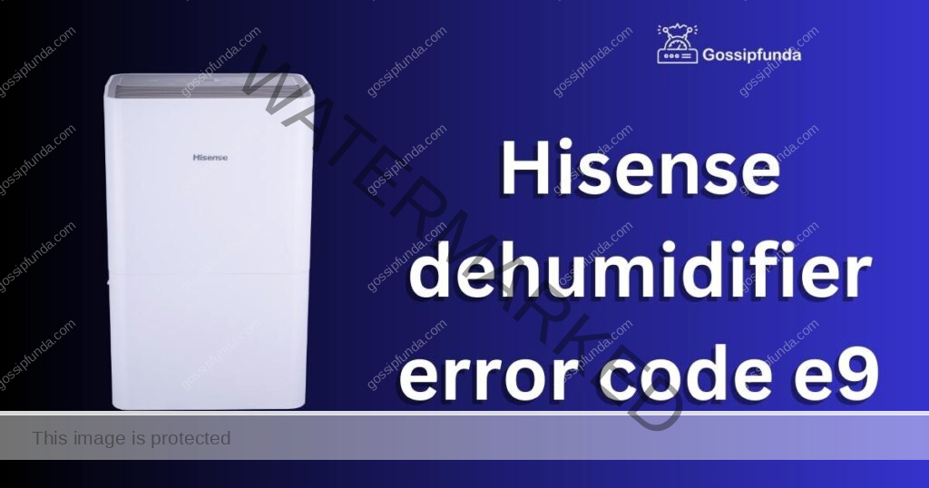 Hisense dehumidifier error code e9