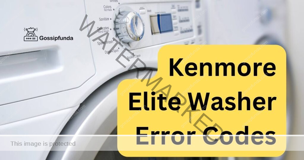 Kenmore Elite Washer Error Codes