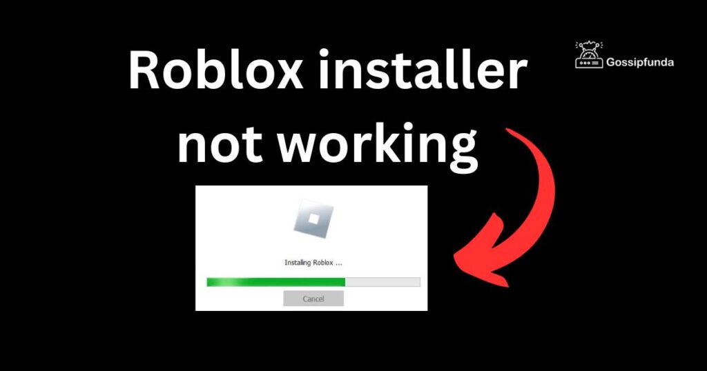 Roblox installer not working