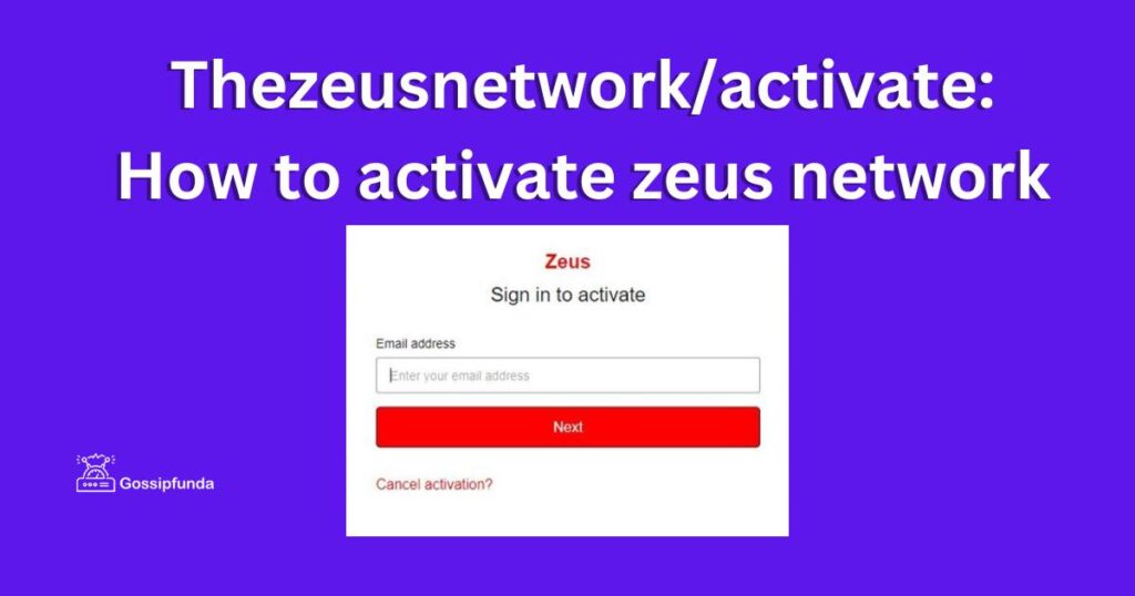 thezeusnetwork/activate: How to activate zeus network