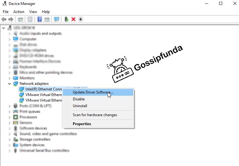 Updating Network Drivers