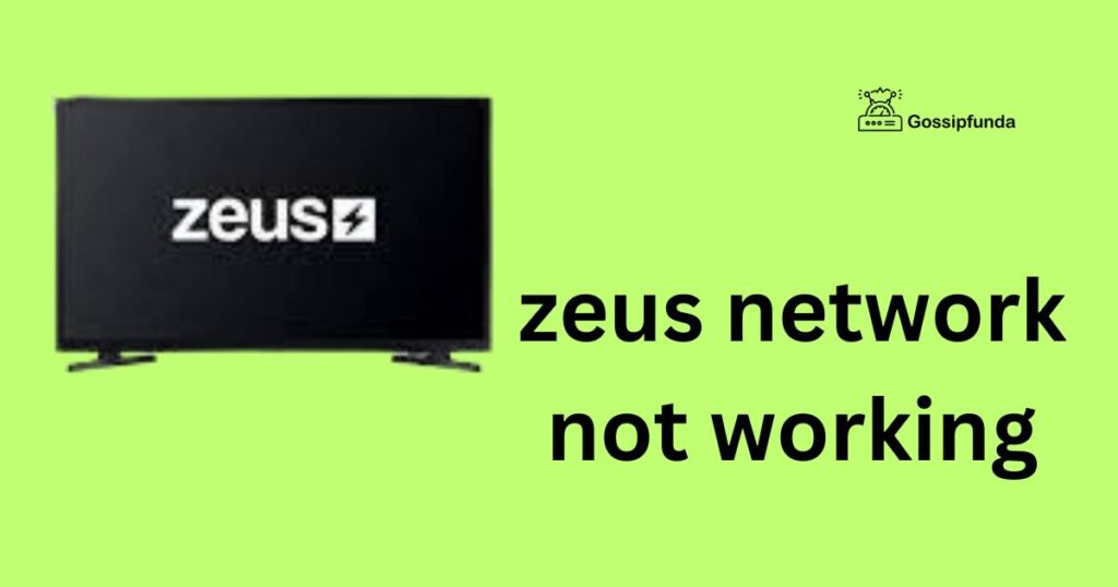 Zeus network not working