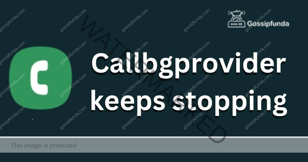 Callbgprovider keeps stopping