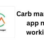 Carb manager app not working