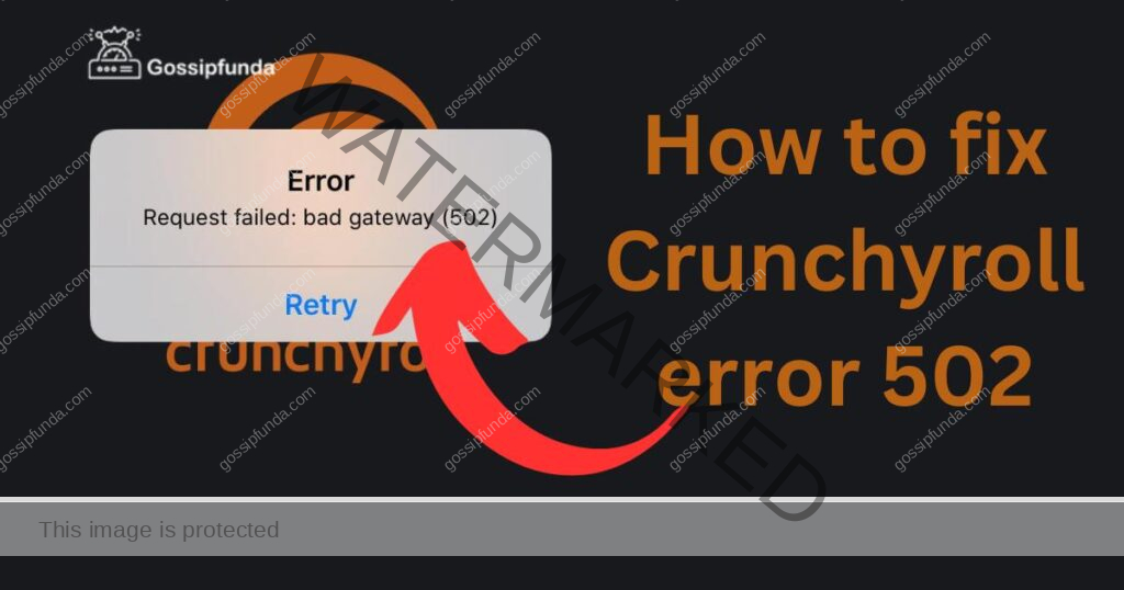 Crunchyroll error 502