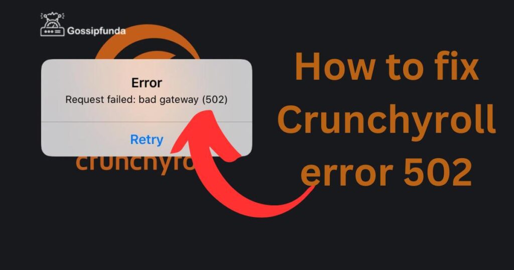 Crunchyroll error 502