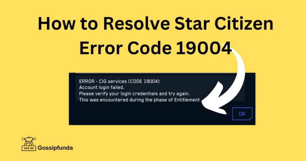 star citizen error code 19004