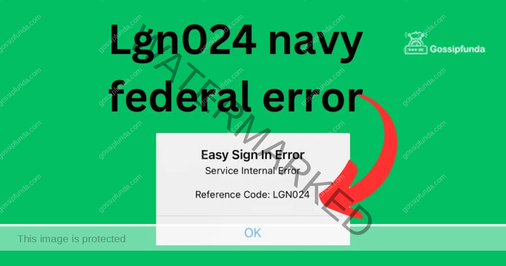 Lgn024 navy federal error