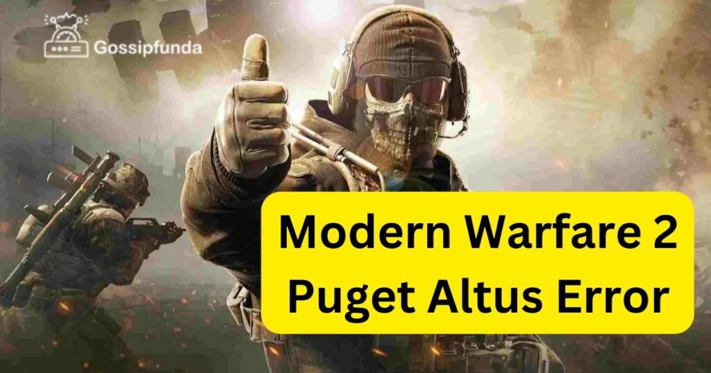 Modern Warfare 2 Puget Altus Error