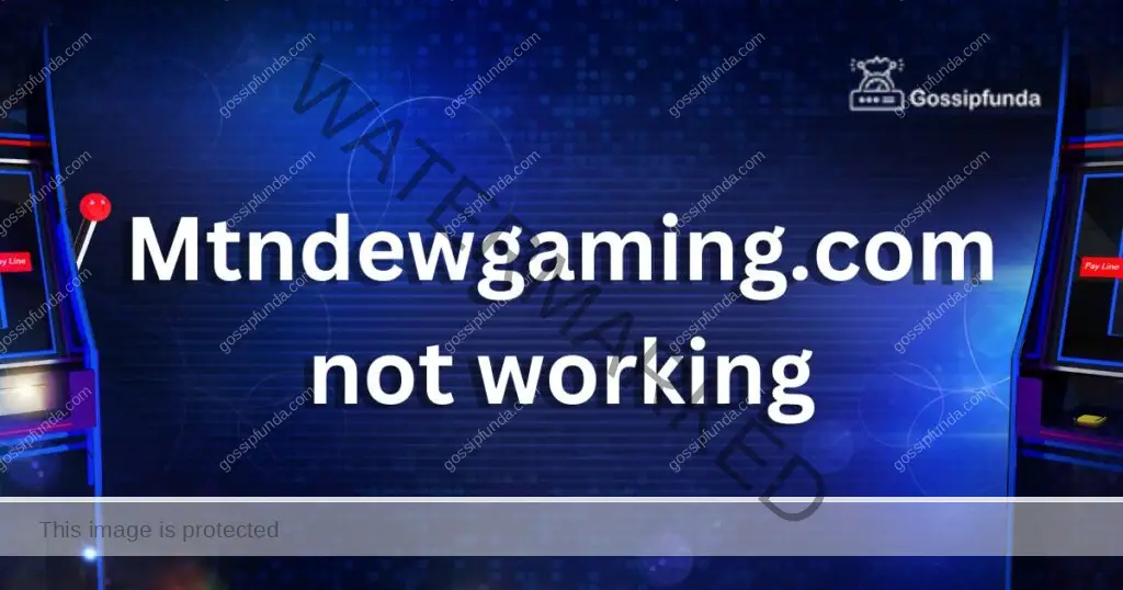 Mtndewgaming.com not working