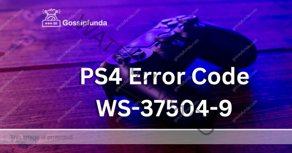 PS4 Error Code WS-37504-9