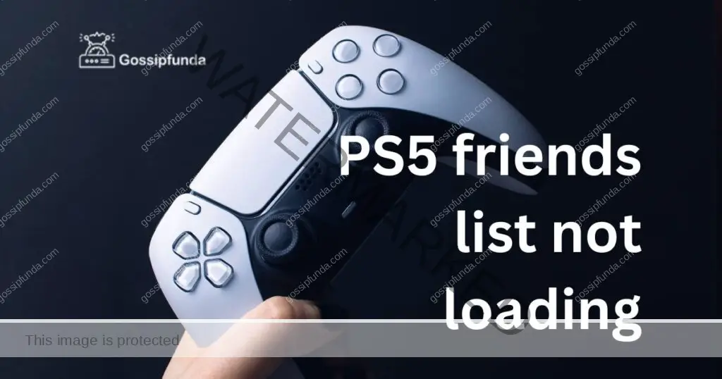 PS5 friends list not loading