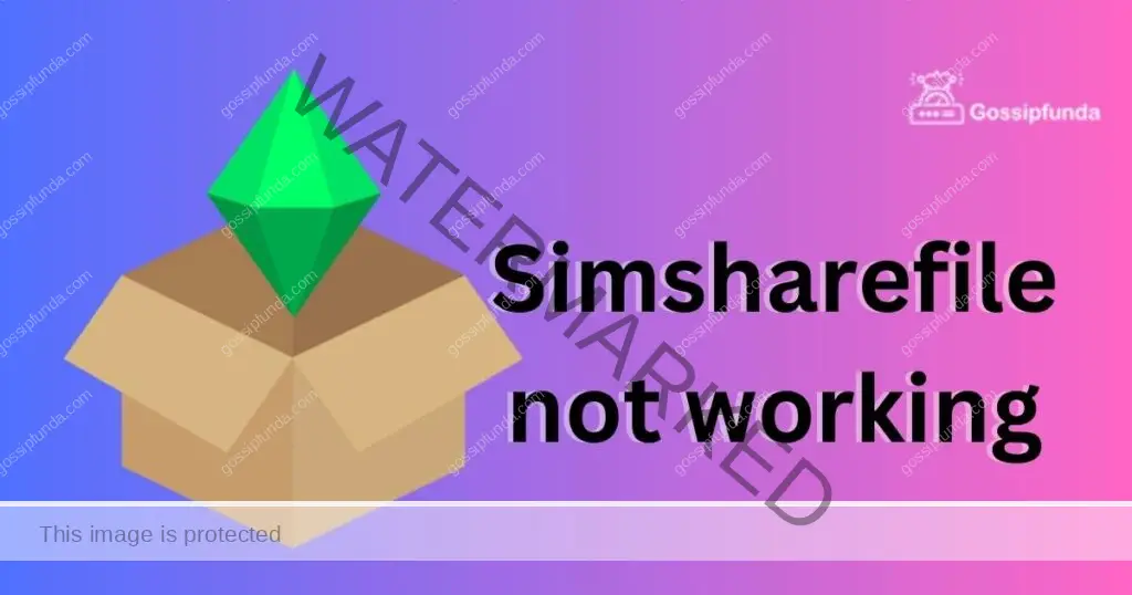 Simsharefile not working