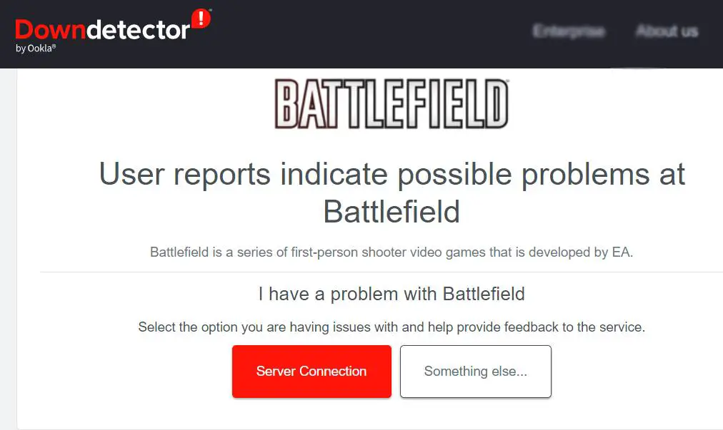 Check Server Status battlefield