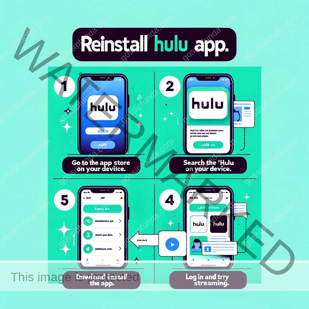 Reinstall the Hulu App
