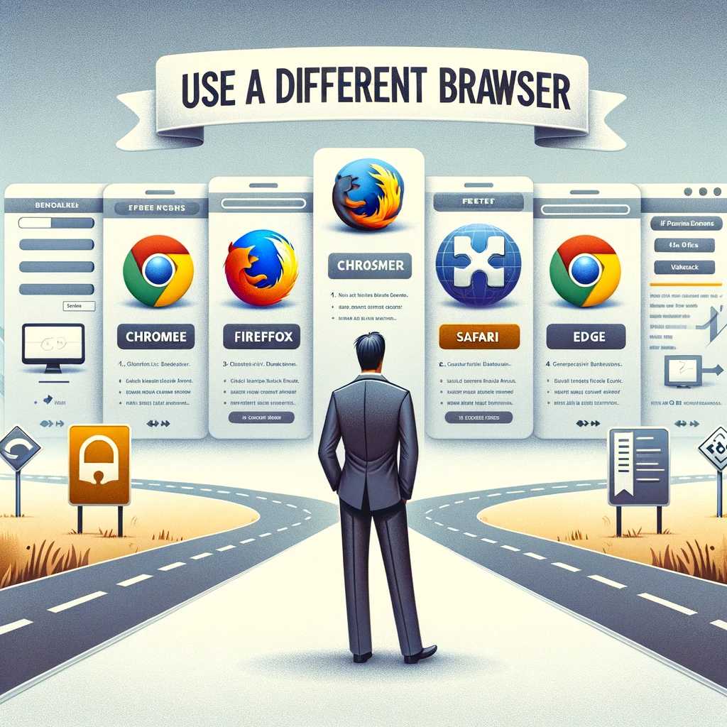 Use a Different Browser