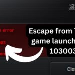 Escape from Tarkov game launch error 103003