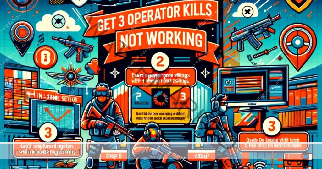 Get 3 operator kills with 1 magazine not working