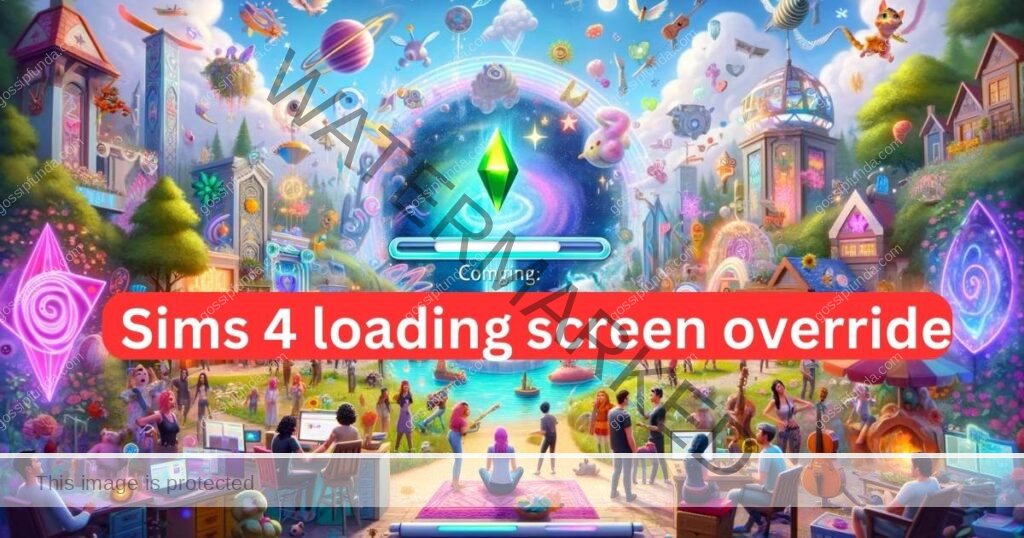 Sims 4 loading screen override