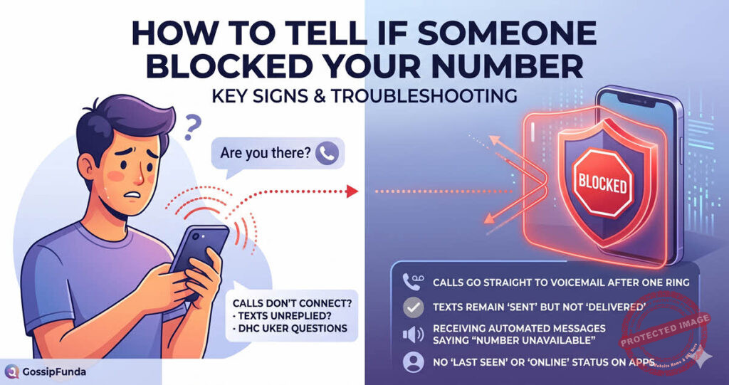 How to tell if someone blocked your number, listing signs like calls to voicemail and undelivered texts?